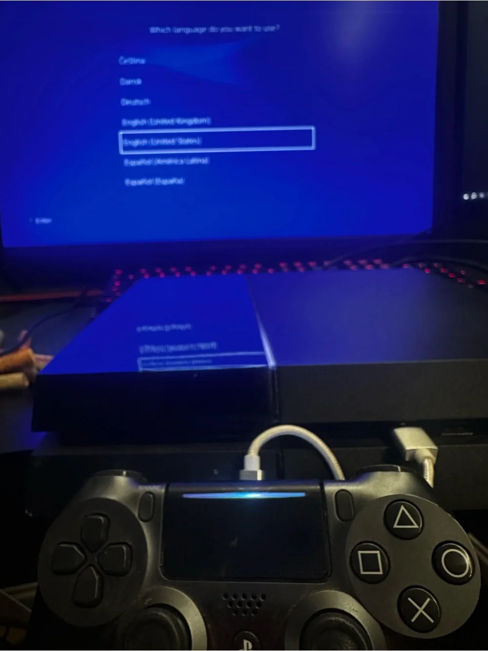 Sony PlayStation 4 Black Console with DualShock 4 Controller